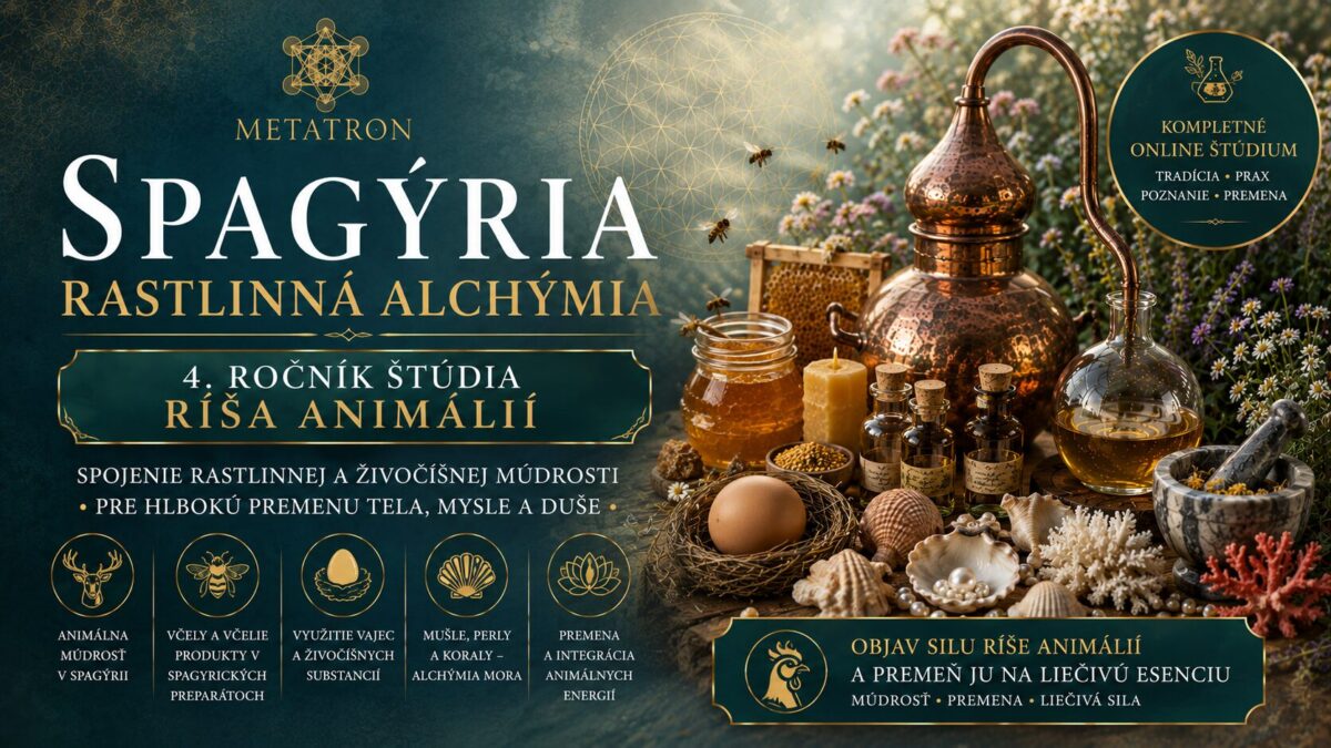 Spagýria – rastlinná alchýmia, kompletné online štúdium výroby spagyrických esencií