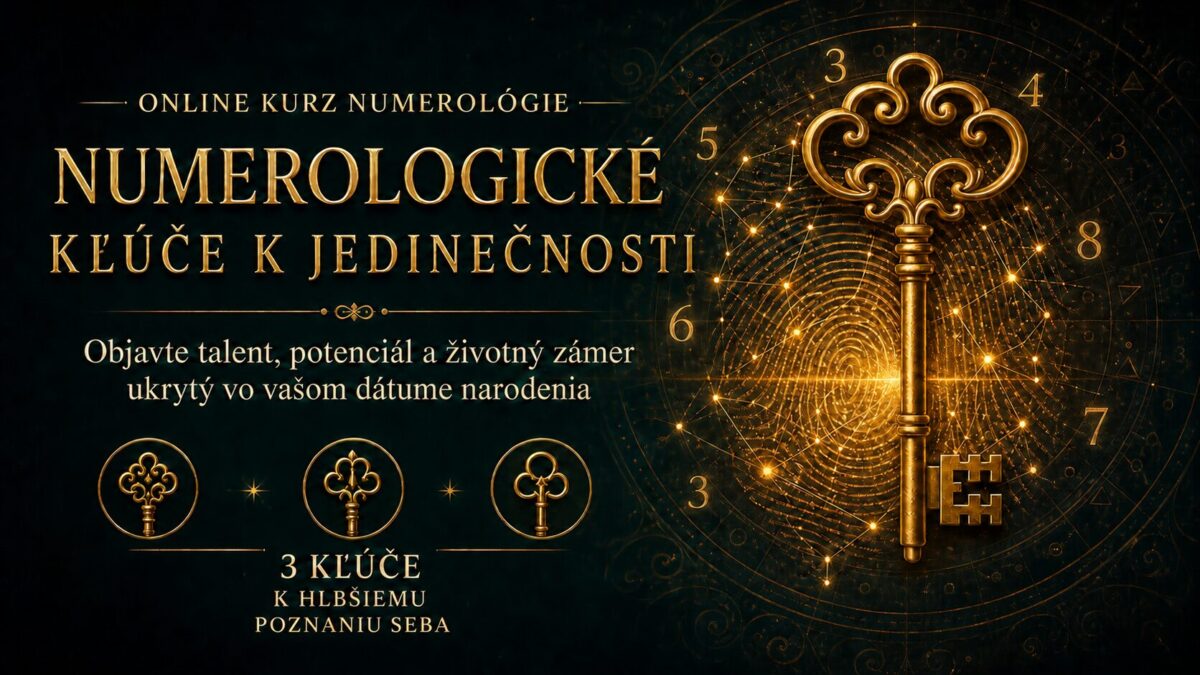 Online kurz Numerologické kľúče k jedinečnosti zameraný na sebapoznanie a objavovanie jedinečnosti človeka pomocou numerológie.
